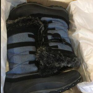 Kamik "Snow Valley" Winter Boots, Slate blue Size 10/Eur 41